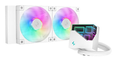 Deepcool Disipador Ref Liquida LT240 White ARGB — image 1