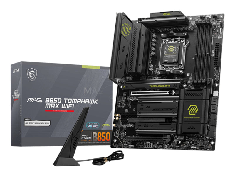 MSI Motherboard Mag B850 Tomahawk Max. Wi-Fi