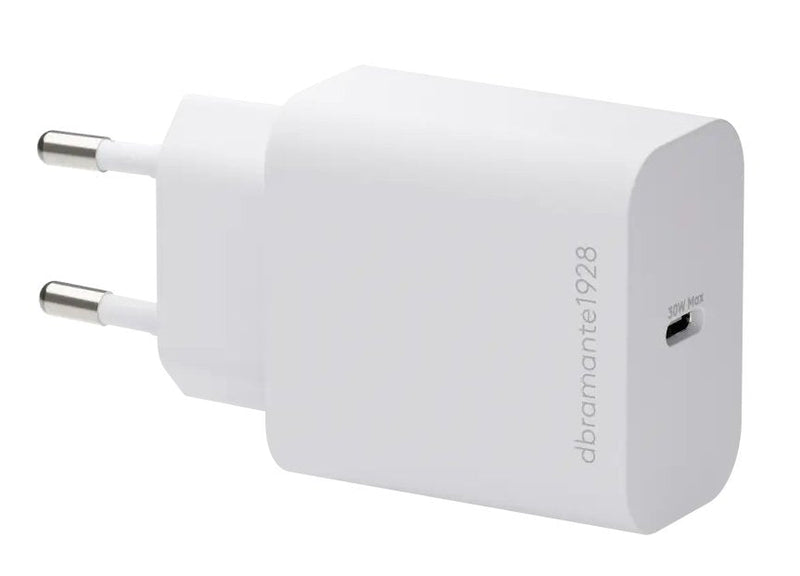 DBRAMANTE1928 Re-charge Power Adapter 30 Watts (usb-c) White