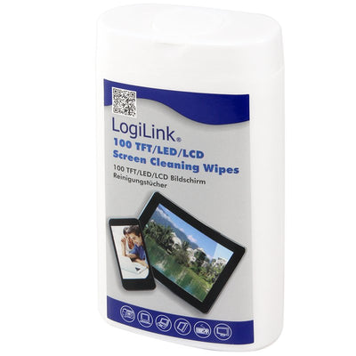 Logilink RP0010 Kit Cleaning Computadora Paños Secos Cleaning Equipos LCD/TFT/Plasma — image 1