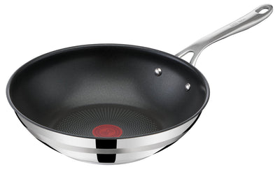 Tefal Jamie Oliver E3101925, Wok-/Bratpfanne, Steel Inoxidable, Steel Inoxidable, Titan, Glass 250 °c — image 1