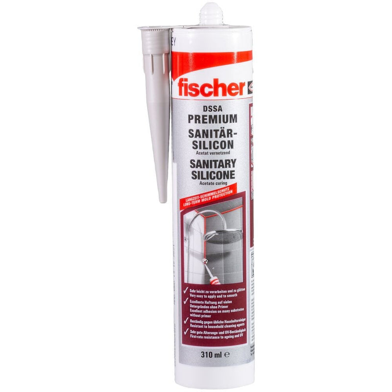 Fischer Silicone Sanitaria Dssa Ma 310ML Manhattan, Sellante 512210