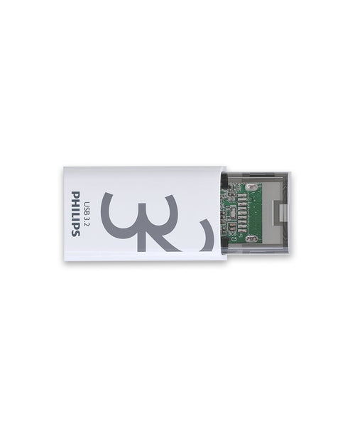 Philips USB 3.2 32GB Click Series Gen 1 USB-C Unit Flash USB 128GB USB Type a 2.0 Silver — image 1