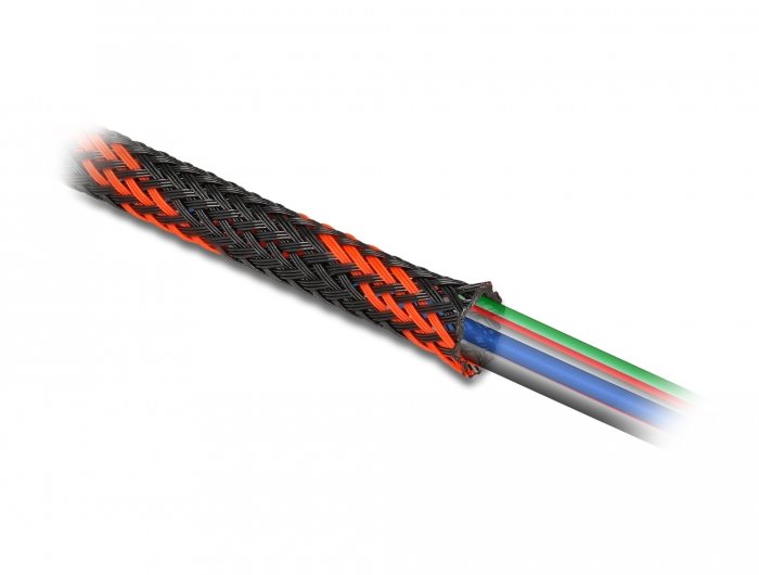 Delock 20738 Pasacables Black Red