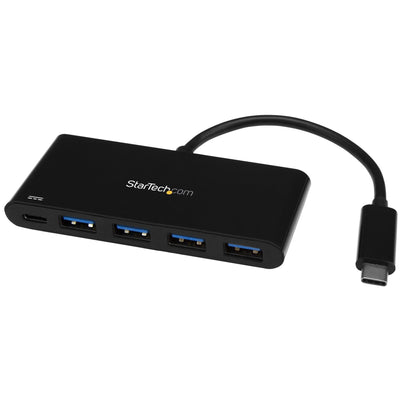 StarTech.com Hub Concentrador USB 3.0 4 Ports With Pd Entrega Power - Adapter USB-C a 4x USB-A - USB Type-c — image 1