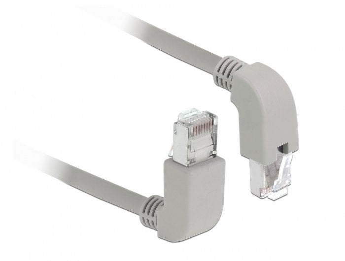 Delock Network Cable RJ45 CAT.6A S / FTP Acodado 1M