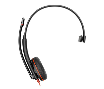 Headphones Poly Blackwire 3210 Monaural USB-C + Adapter USB-C/a — image 1