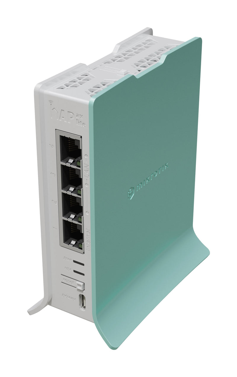 MikroTik L41G-2AXD (hap Ax Lite) Router Hap Ax Lite With CPU 1GHZ, 256MB Ram, LAN 4 Gbit, 2 Interfaces Wireles