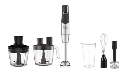 Tefal Blender Infinity Force Pro 5IN1 HB95LD38 Blender Mano, 1200W, Nãºmero Velocidades Variable, Black/Steel  — image 1
