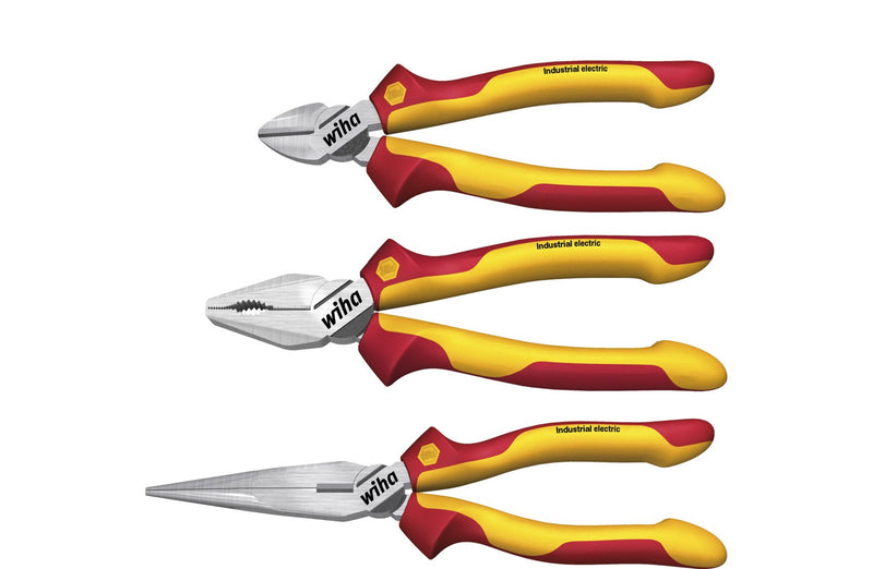Wiha Set Of Pliers Eléctricos Industriales 38637