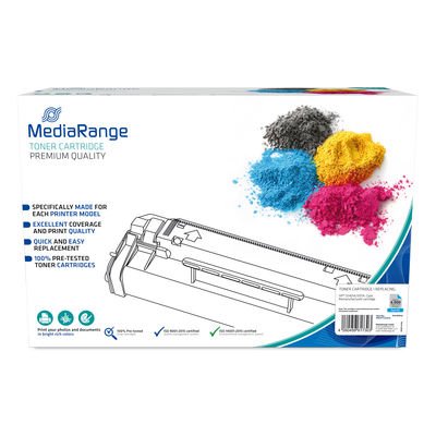 Mediarange Toner HP CE400A/507A Wiederaufbereitet Cyan — image 1
