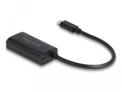 Delock Adapter USB Type-c a Gigabit LAN With Suministro Energía 100W — image 1