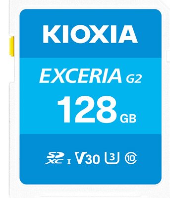 Kioxia Exceria G2 SD Tarjeta 128GB