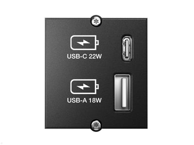 Bachmann 917.227 Socket Power USB a + USB C Black — image 1