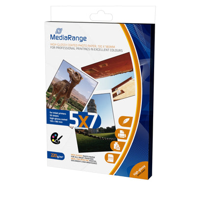 Mediarange MRINK114 Paper Fotográfico White Brillo — image 1