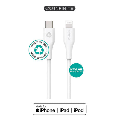 Estuff ES602370-BULK Cable Connector Lightning 3M White — image 1