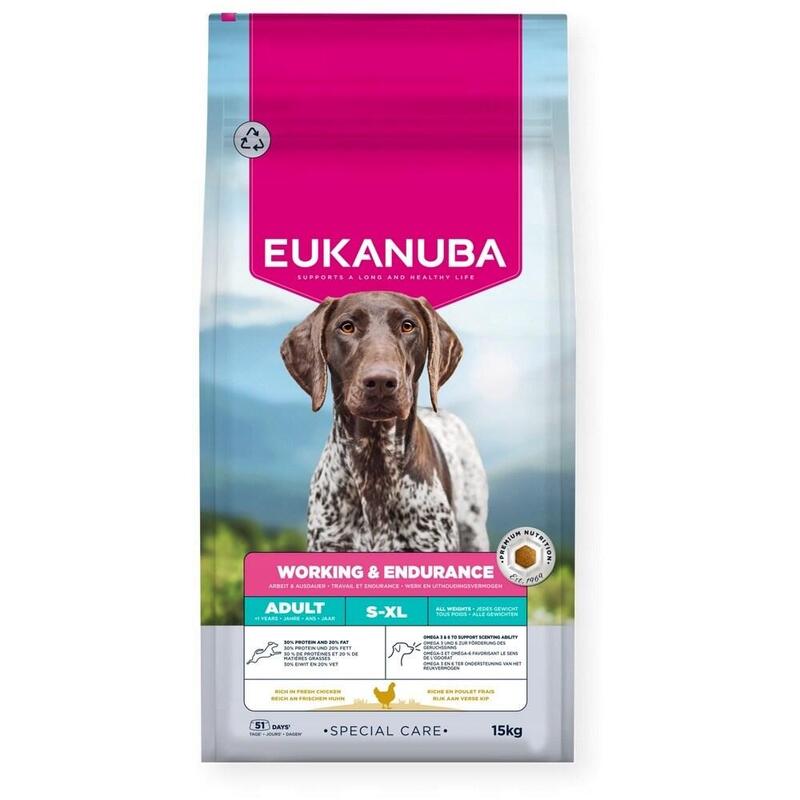Eukanuba Working Endurance Sucha Karma Perro 15KG