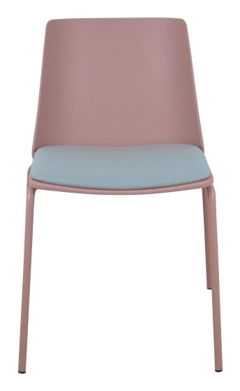 Piqueras And Crespo Pack 4 Chairs Orgaz Bali Grey Claro Housing Pink And Chasis Pink