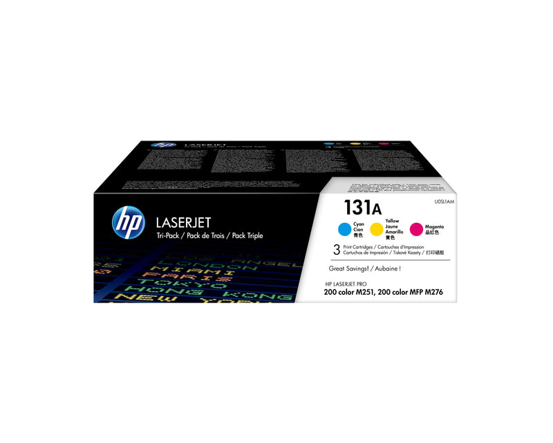 HP Genuine Toner 131A Multipack Cyan Yellow Magenta