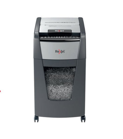 Rexel Optimum Autofeed 300X Paper Shredder Automatica Corte Particulas P-4 - Power Automatica 300 Hojas And — image 1