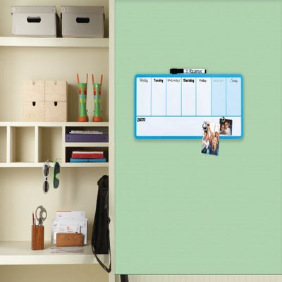 Nobo Planificador Semanal Whiteboard Magnetica Mini 360X140MM - Almohadillas Adhesivas And Imanes Assembly - I — image 1
