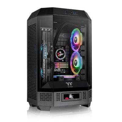 Thermaltake PC Case The Tower 300 Glass Tempered CA-1Y4-00S1WN-00 Black — image 1