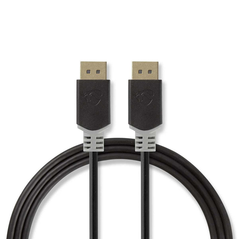 Nedis CCBW37014AT20 Cable DisplayPort 2M Antracita, Grey