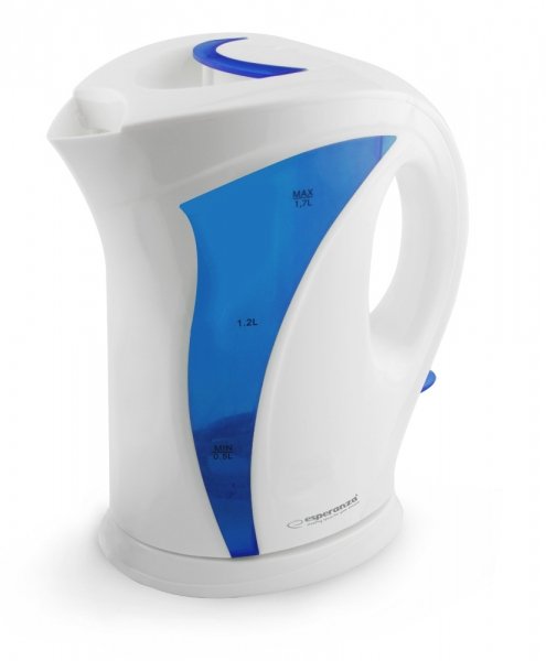 Esperanza Kettle Water EKK018B 1.7 L, White / Blue — image 1