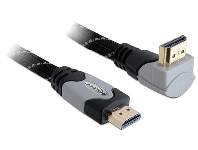 Delock HDMI Cable a Male HDMI a Male Angular 4K 2M — image 1