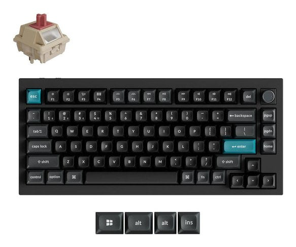 Keychron Keyboard Wrl Q1 Ultra/Black Q1U-M1