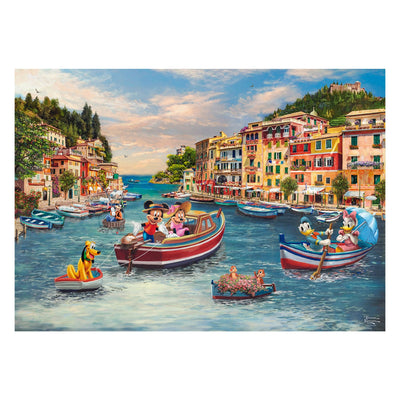 Schmidt Spiele Thomas Kinkade Studios: Disney - Mickey And Minnie Italia, Rompecabezas 1000 Pieces 58053 — image 1