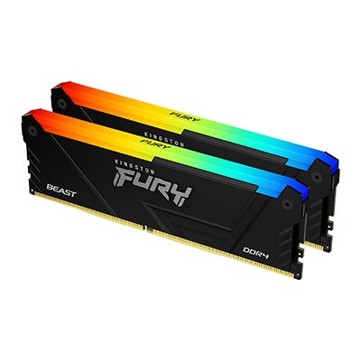 Kingston Memory Fury Beast RGB DDR4 32GB 2X32GB 3600MHZ / PC4-28800 CL18 1.35V KF436C18BB2AK2/64 Without Búfer — image 1