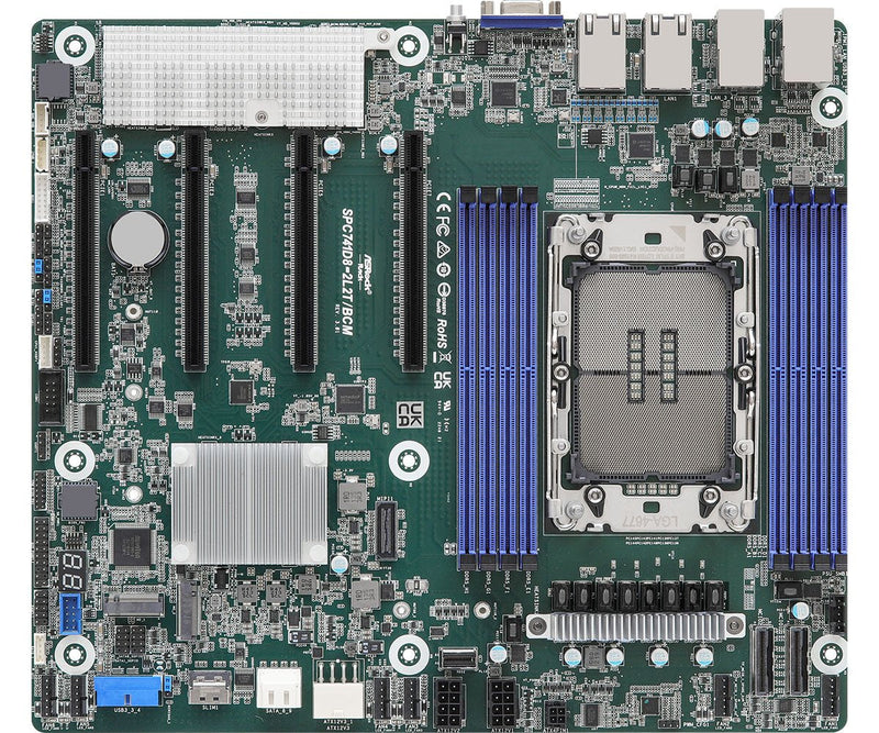 Asrock Motherboard SPC741D8-2L2T/Bcm Ceb Socket 4677 Single
