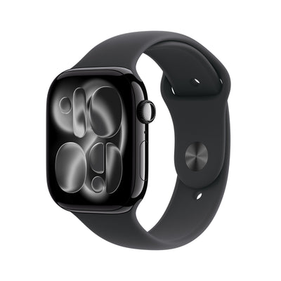 Apple Watch Series 11 GPS Cellular 46MM Box Of Aluminium Black Strap Deportiva Black S M — image 1