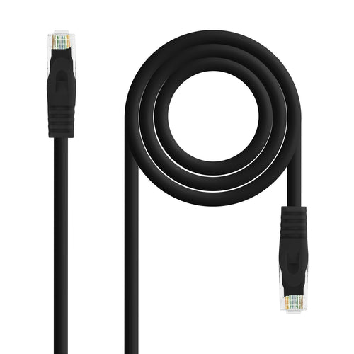 Nanocable Network Cable RJ45 Lszh CAT.6A UTP AWG24 1M - Black — image 1