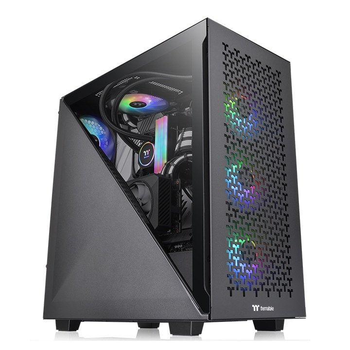 Thermaltake PC Case Divider 300 Tg Air Black Crist. Temp Vent 1X120MM