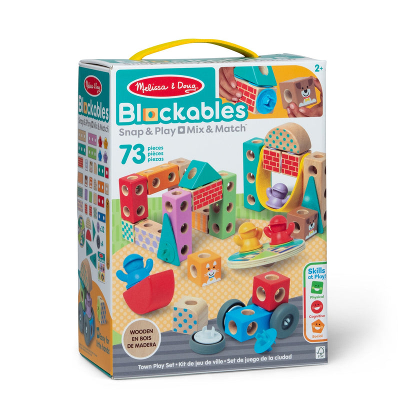 Spin Master Melissa & Doug - Set Of Ciudad Bloqueable, Toy Construcción 6074901
