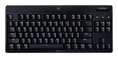 Razer Blackwidow V4 Low-profile Tkl Hyperspeed, Keyboard Gaming Black Disposición de, Razer Low-profile Orange — image 1