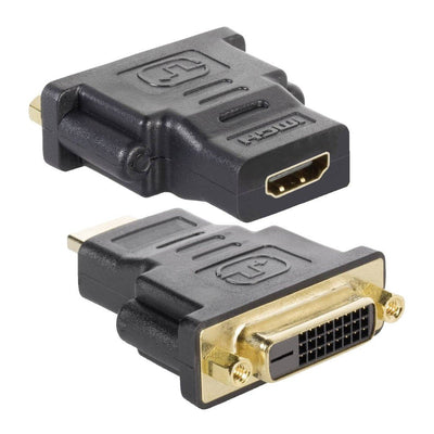 Techly Adapter DVI-d - HDMI F/F Black — image 1