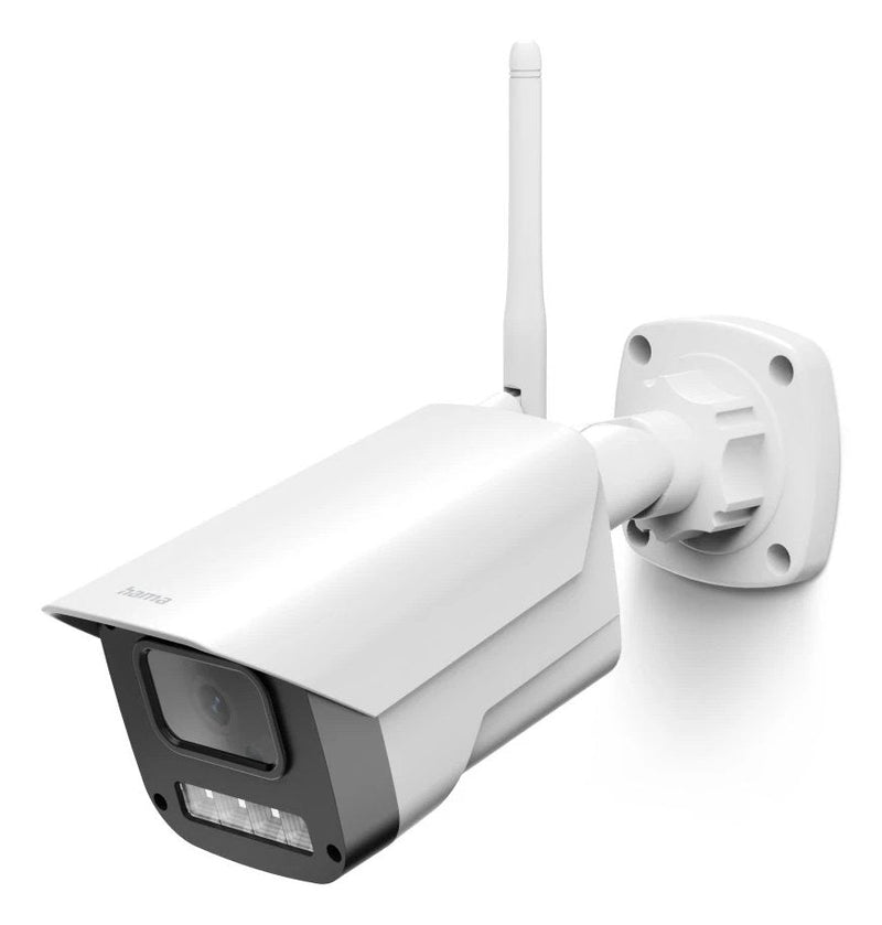 Hama Camera Surveillance Outdoor With Microphone And Speaker - Night Vision - Cable 1.8M - Asistente Voice - W