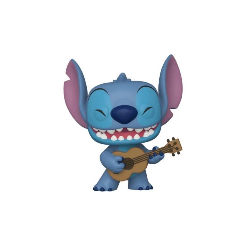 Funko Figure Pop Stitch With Ukelele 1044 - Lilo And Stitch - 889698556156