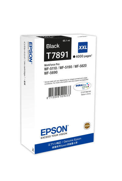 Epson Genuine Ink T7891 Black Workforce Pro WF-5110,WF-5190,WF-56 — image 1