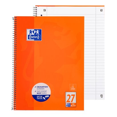 Oxford Bloc Universitario A4 + 220X295MM 80 Bl. Rayado Rand L + R
