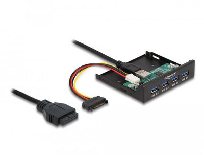 Delock Panel 3.5 Internal USB 3.2 Gen 1 Hub 4 Port — image 1