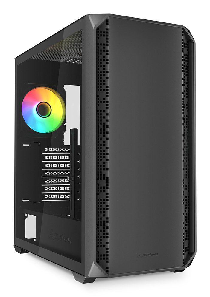 Sharkoon PC Case AK2 RGB Black Glass Tempered 4044951041626