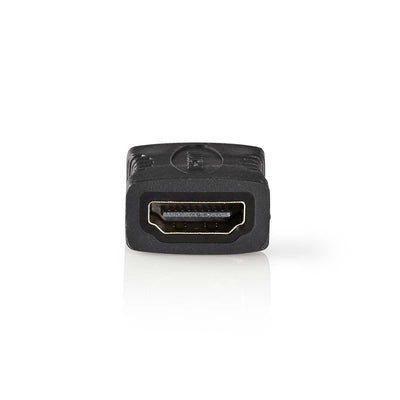 Nedis Hdmi™ -adapter Hdmi™ Connector Female Hdmi™ Connector Female Chapado Oro Gerade Pvc Antracita 1 Units Em — image 1