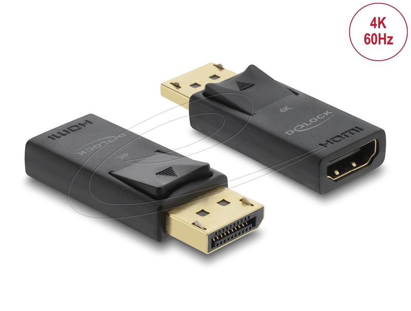 Delock Aktiver DisplayPort 1.2A HDMI Adapter 4K With Hdr Función