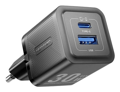 Vention Charger GaN Wall FEQB0-EU 1x USB Type-c 1x USB 30W — image 1