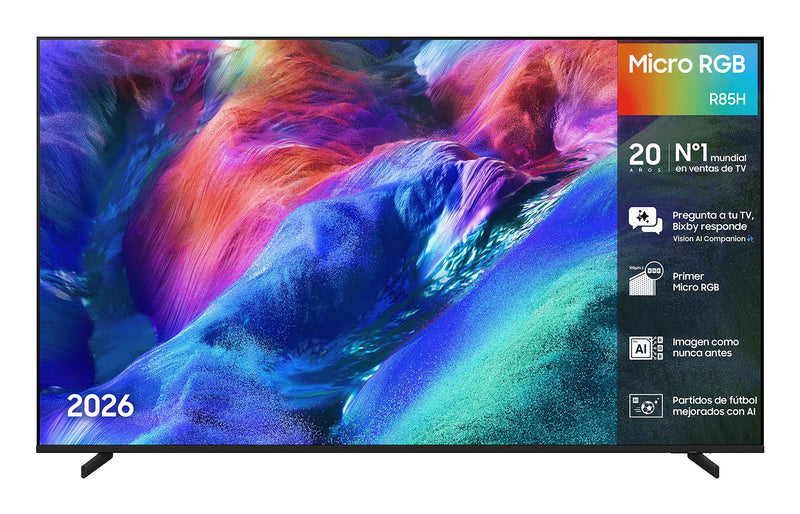 Samsung TV Micro RGB Vision Ai R85H TMR55R85HAU 55' Ultra HD 4K Smart TV Wi-Fi