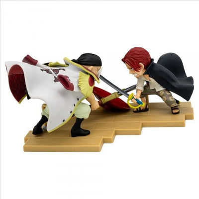 Banpresto Figure One Piece World Collectable Figure Log Stories Edward Newgate Vs Shanks 13CM — image 1